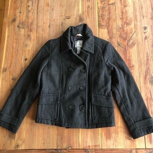 Old Navy Dark Gray Pea Coat